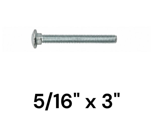 Bulon para Madera 5/16" x 3"