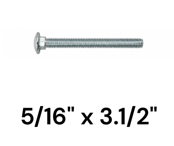 Bulon para Madera 5/16" x 3.1/2"