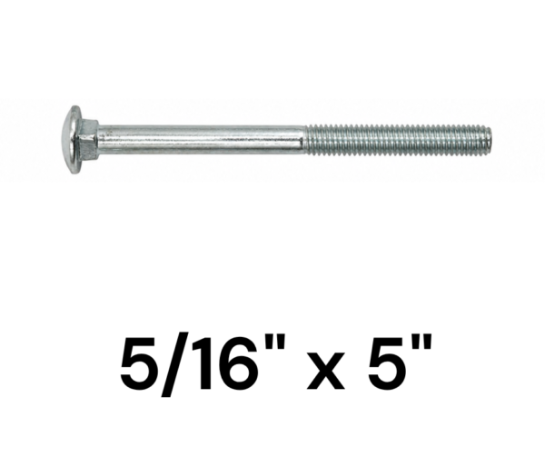 Bulon para Madera 5/16" x 5"