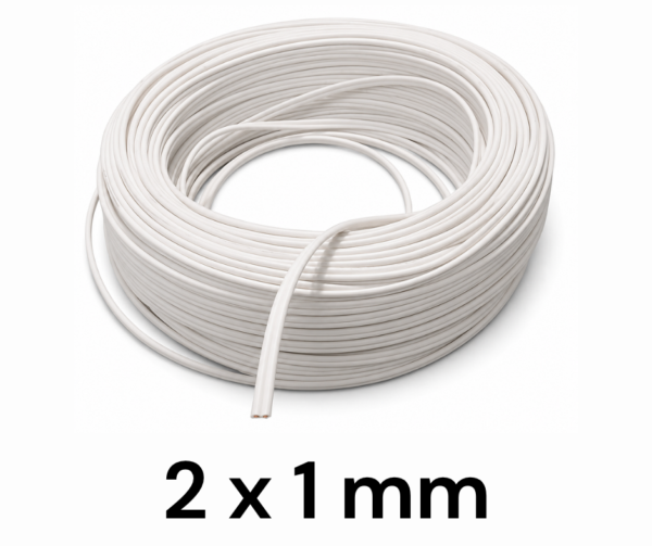 Cable Gemelo 2 x 1 mm POR ROLLO DE 100mts