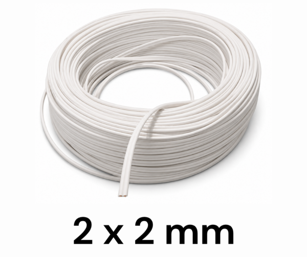 Cable Gemelo 2 x 2 mm POR ROLLO DE 100mts