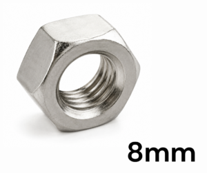 Tuerca Milimetrica 8mm (10 UNIDADES)