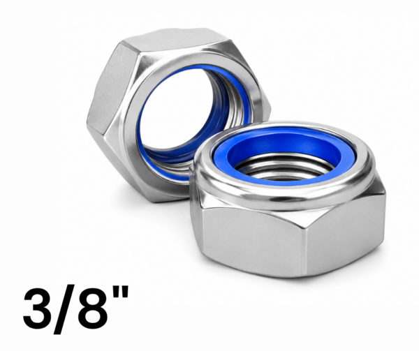 Tuerca con Freno Autoblocante 3/8" (10 UNIDADES)