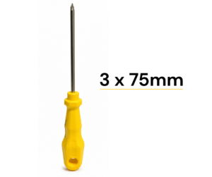 Destornillador Phillips PH0 x 75mm TRAMONTINA