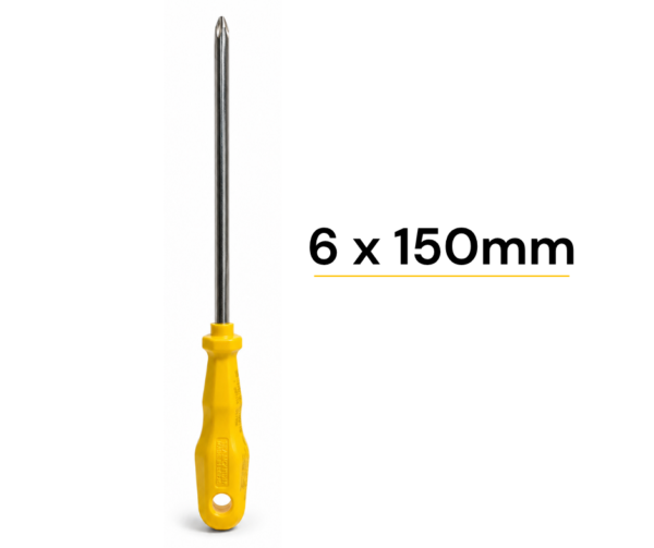 Destornillador Phillips 6 x 150mm TRAMONTINA Destornillador Phillips PH2 x 150mm TRAMONTINA