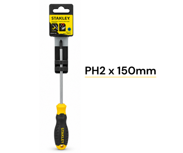 Destornillador Phillips PH2 x 150mm STANLEY