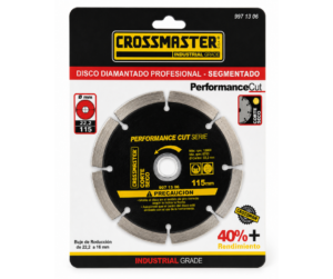Disco Diamantado Segmentado 4.1/2" CROSSMASTER