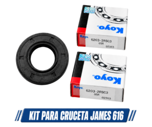 Kit de Rulemanes y Reten para Cruceta JAMES 616