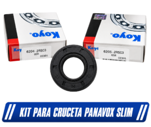 Kit de Rulemanes y Reten para Cruceta PANAVOX SLIM