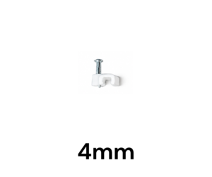 Grampa Plana 4mm (10 UNIDADES)