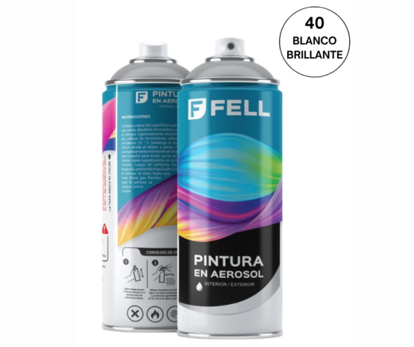 Pintura en Aerosol BLANCO BRILLANTE FELL