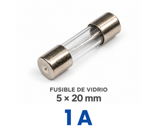 Fusible de Vidrio 5 x 20mm - 1A