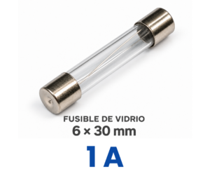 fusible vidrio 6x30 1A Fusible de Vidrio 6 x 30mm - 1A